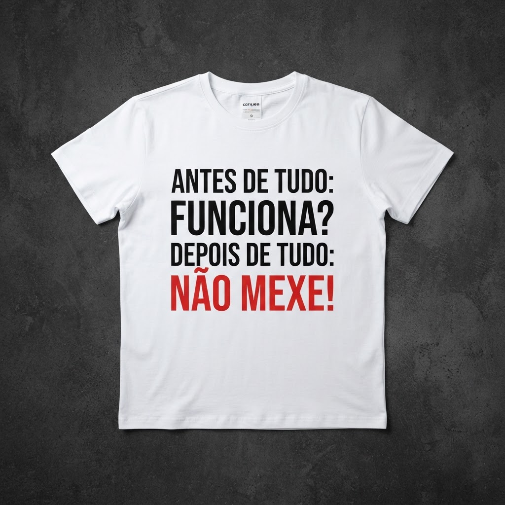 Antes Funciona Depois Não Mexa