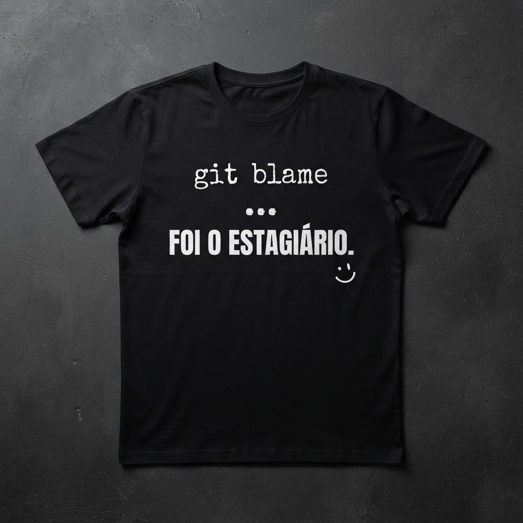 git blame foi o estagiário